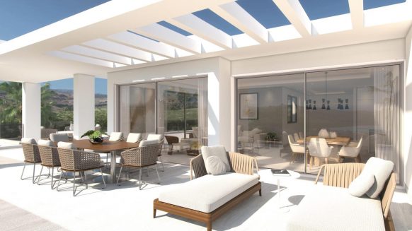 Alcazaba Lagoon apartments for sale Estepona with infinty lake_Realista Quality Properties Marbella