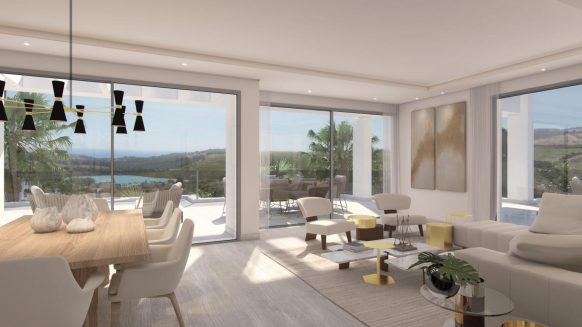 Alcazaba Lagoon apartments for sale Estepona with infinty lake_Realista Quality Properties Marbella