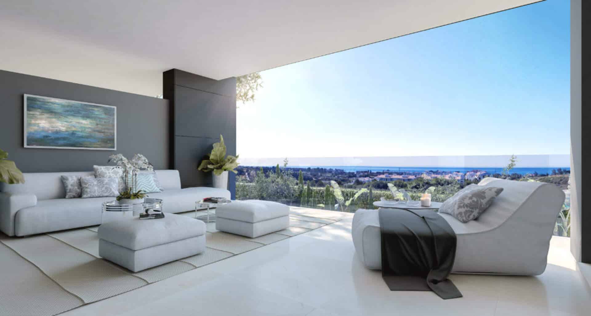 Sea view apartement for sale in Vanian Green Village Estepona new off plan development