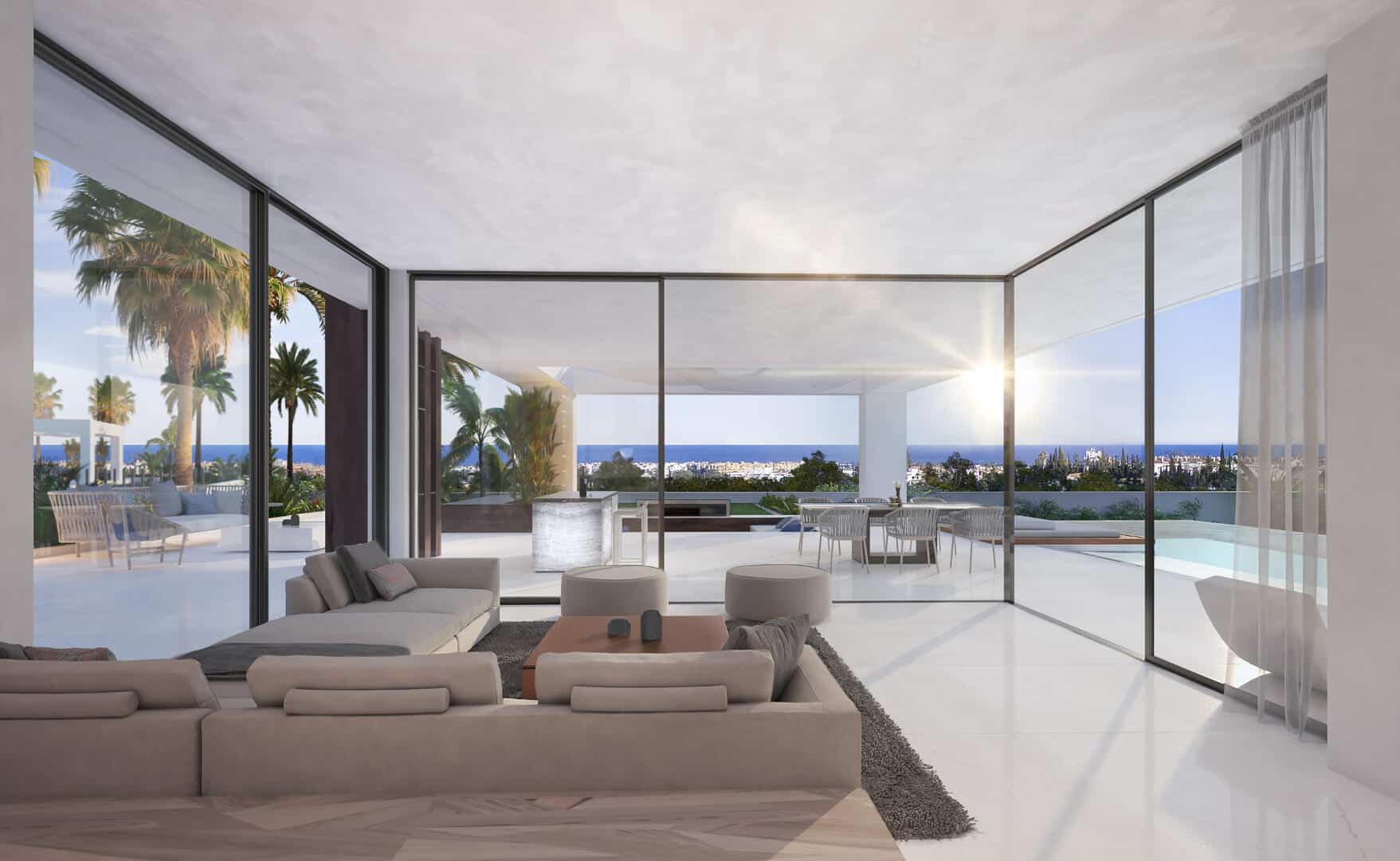Velvet new development of villas with Sea Views in Cancelada Estepona