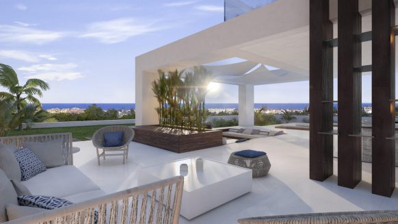 Velvet new release development villas sea views Estepona for sale _Realista Quality Properties Marbella