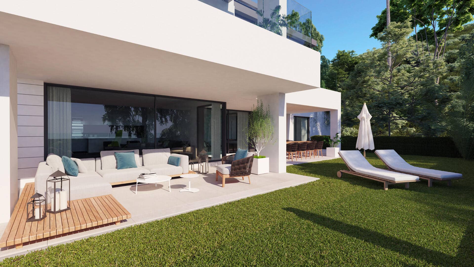 Ground floor 3 bedroom apartment for sale in Aqualina Residences Benahavis