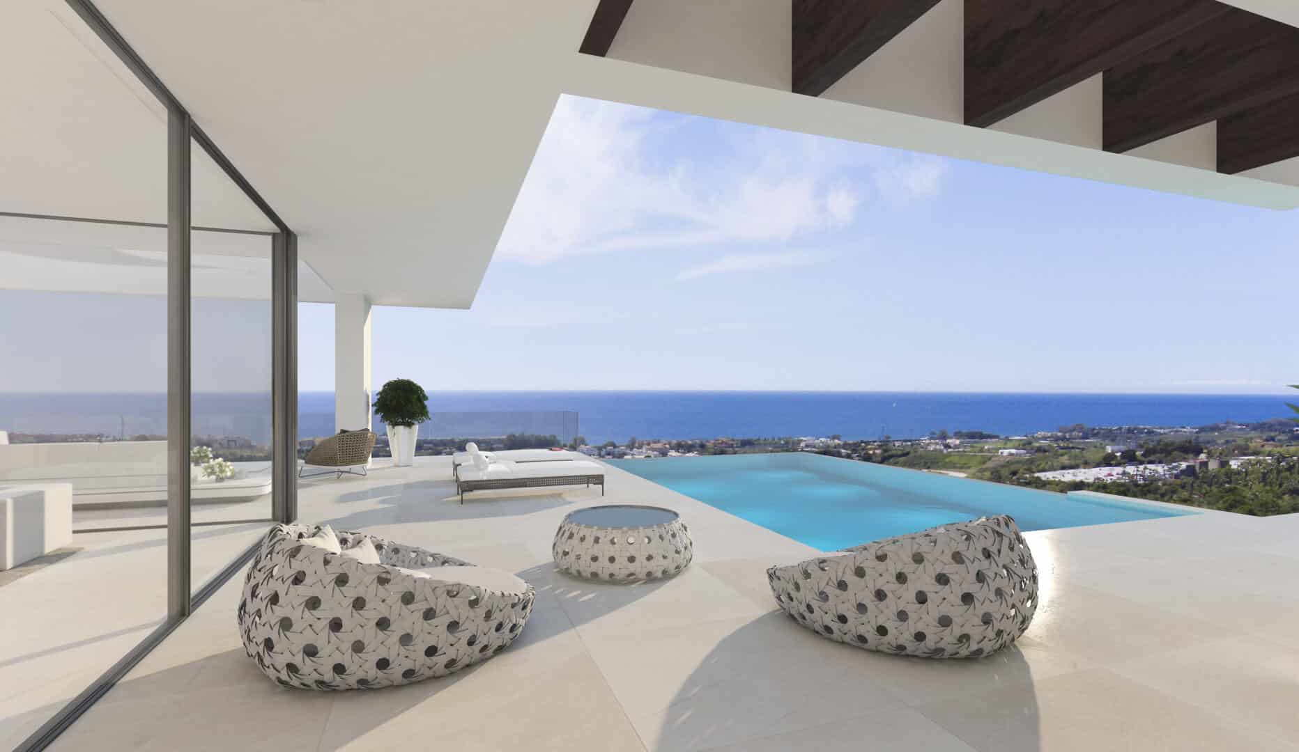 THE VIEW 5 bedroom new luxury Villa with panoramic sea views in Estepona