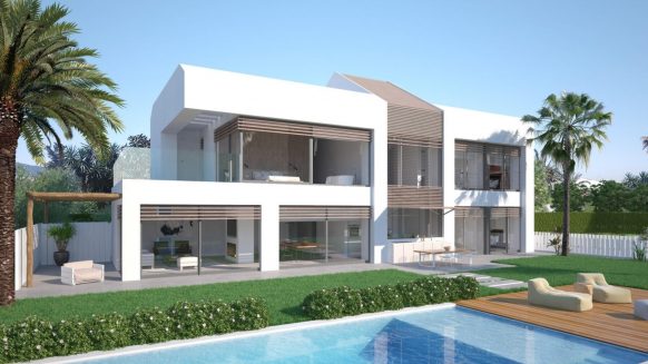 Front line beach villa_turnkey_panoramic views to the Mediterranean Sea_Realista Marbella Property