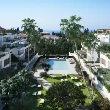 Duplex penthouse with 3 bedrooms and own plunge pool in Lomas del Rey on the Golden Mile Marbella just above Puente Romano Hotel Picture 0