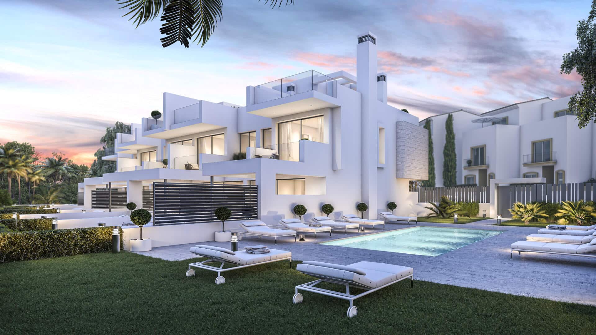 New Build Beach Home corner unit at walking distance to the Marina and Town Center of Estepona