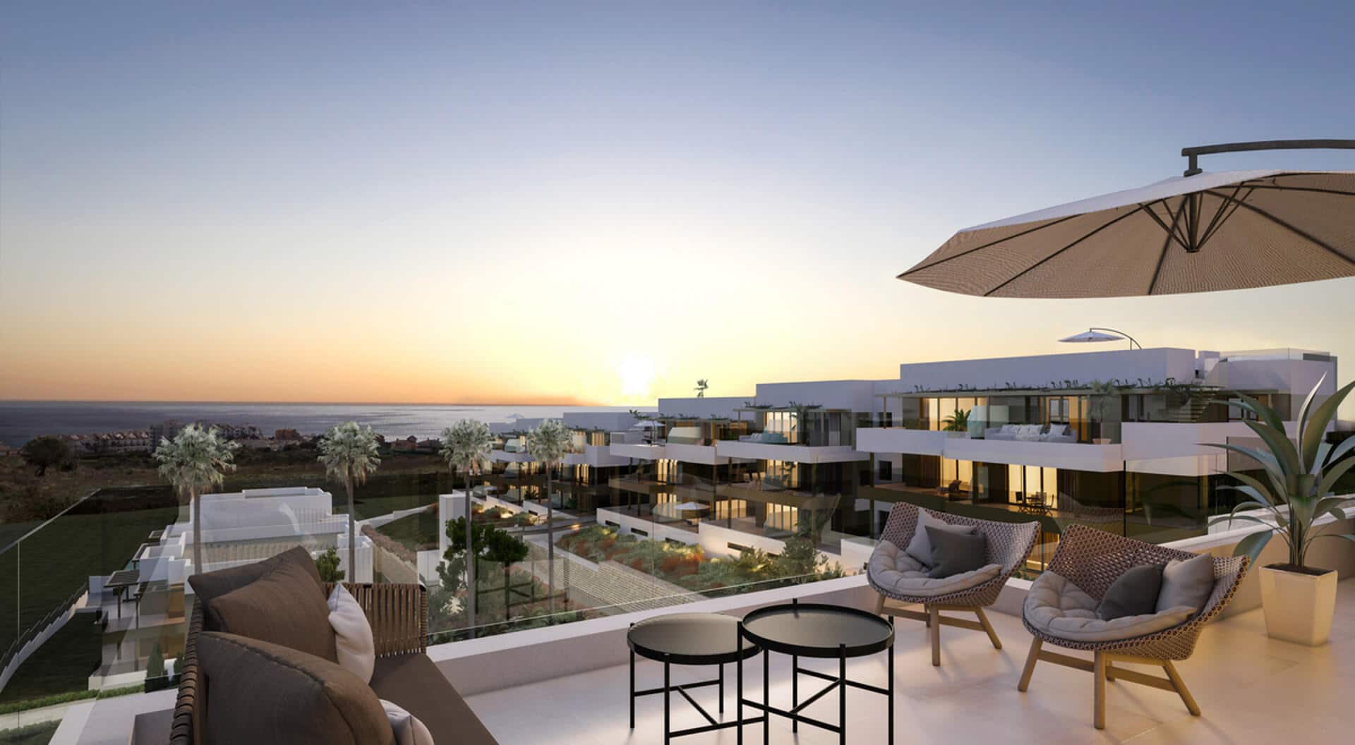 Sea view Penthouse with large terrace in Las Mesas Homes Estepona
