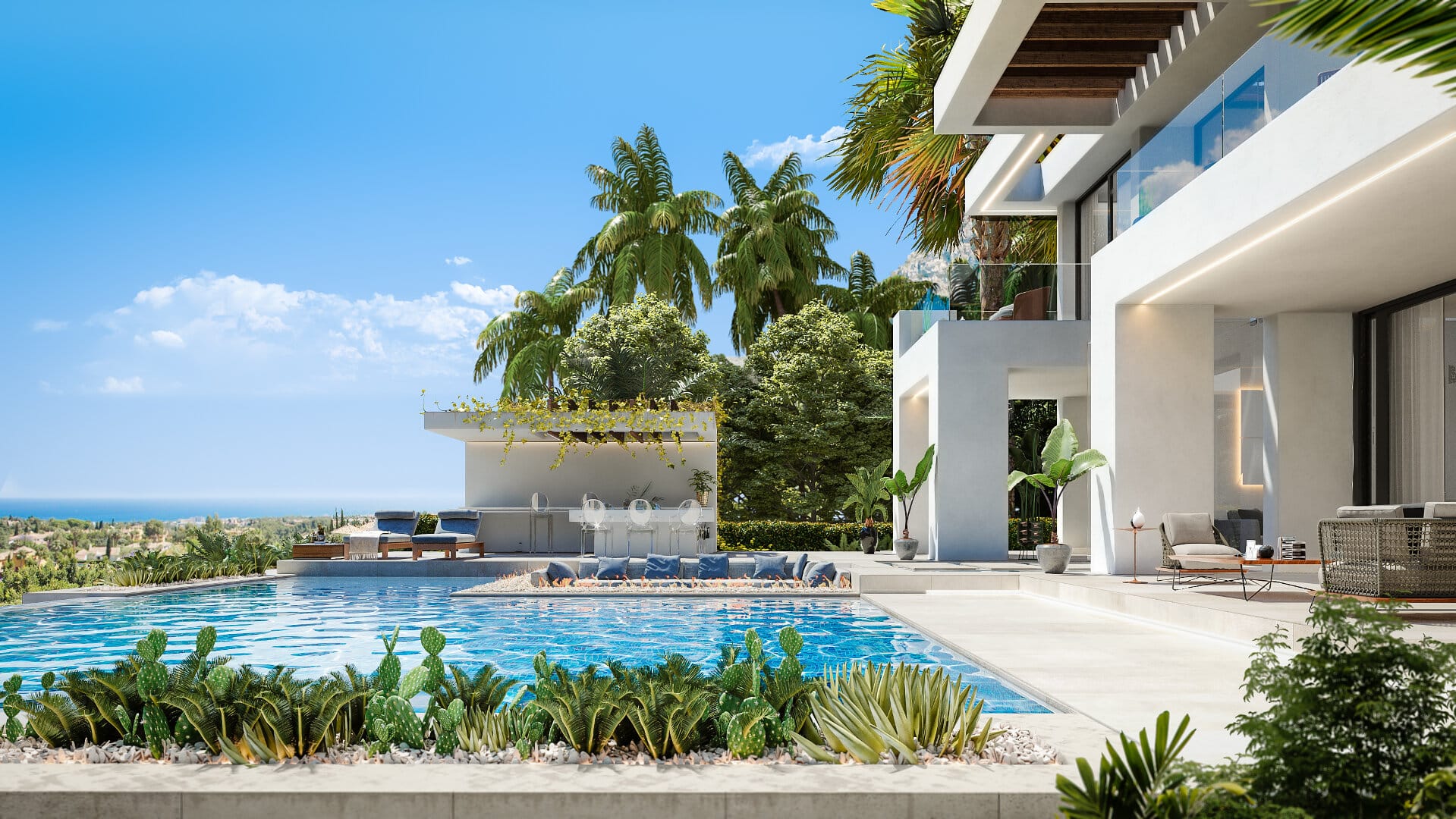 Villa in New Heights La Resina Golf Estepona near Marbella on the New Golden Mile
