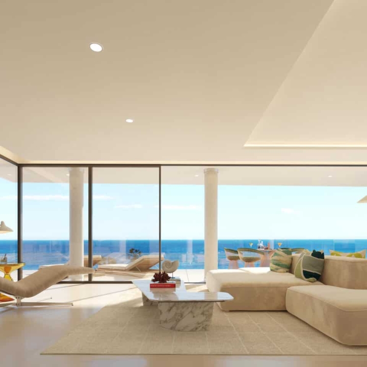 The Sapphire luxury apartments beach front in Estepona Picture