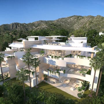 Palo Alto Marbella Las Jacarandas Apartments 2, 3 and 4 bedroom homes with sea views Picture 1