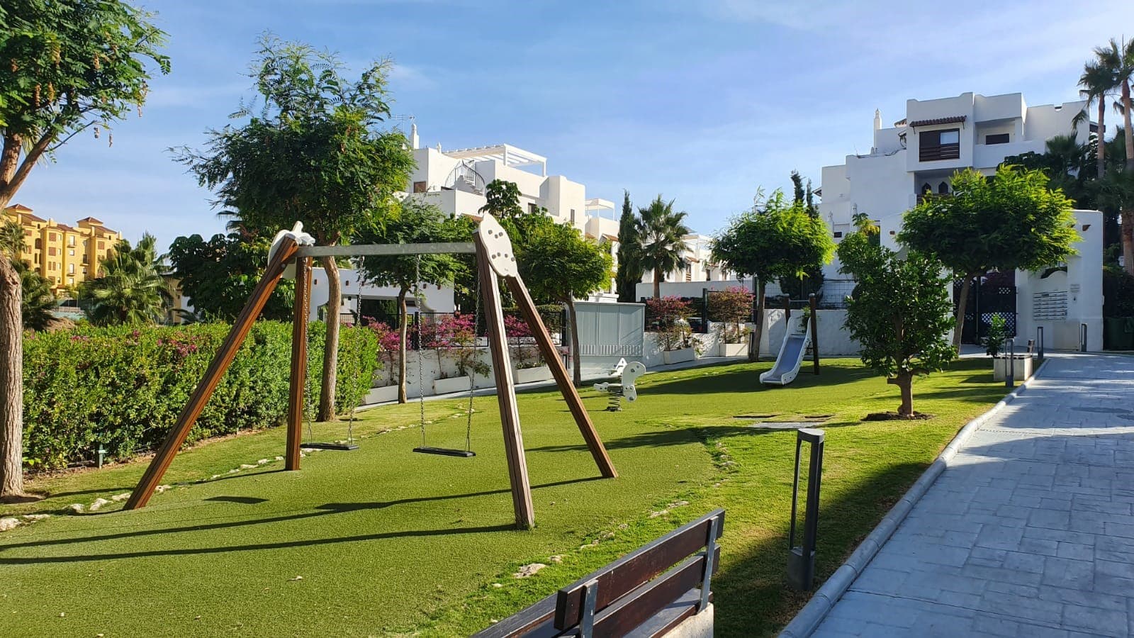 Two bedroom apartment with large terrace in Golf Hills, Selwo Estepona next to La Resina Golf