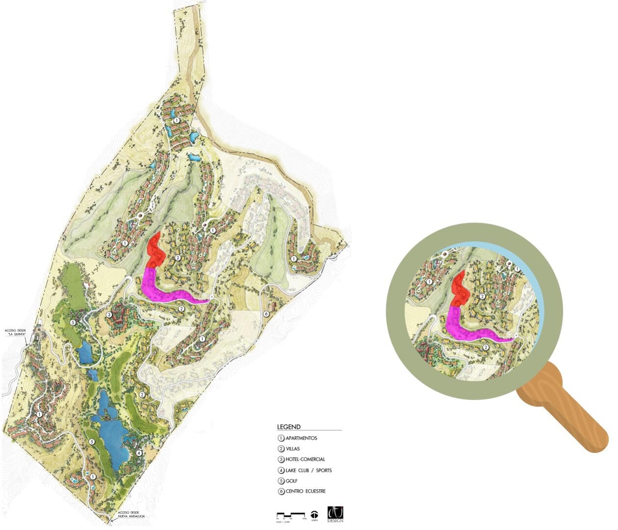 Building plot for 3 villas with licence and supplies in New Real de La Quinta resort, Benahavis