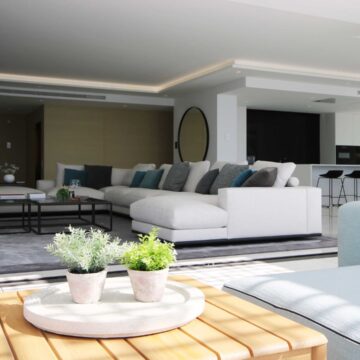 Front line beach Penthouse Emare Estepona with endless panoramic sea views Picture 9
