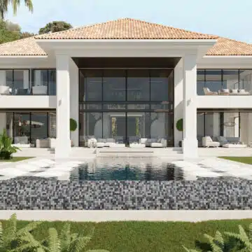 Villa project, a masterpiece of contemporary Mediterranean architecture, a pinnacle of luxury housing in El Madronal Benahavis Picture 13