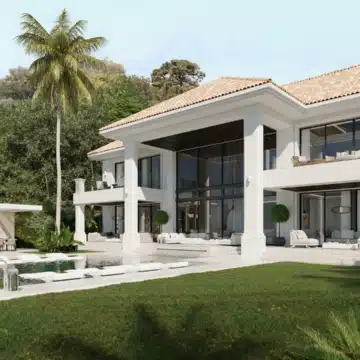 Villa project, a masterpiece of contemporary Mediterranean architecture, a pinnacle of luxury housing in El Madronal Benahavis Picture 0