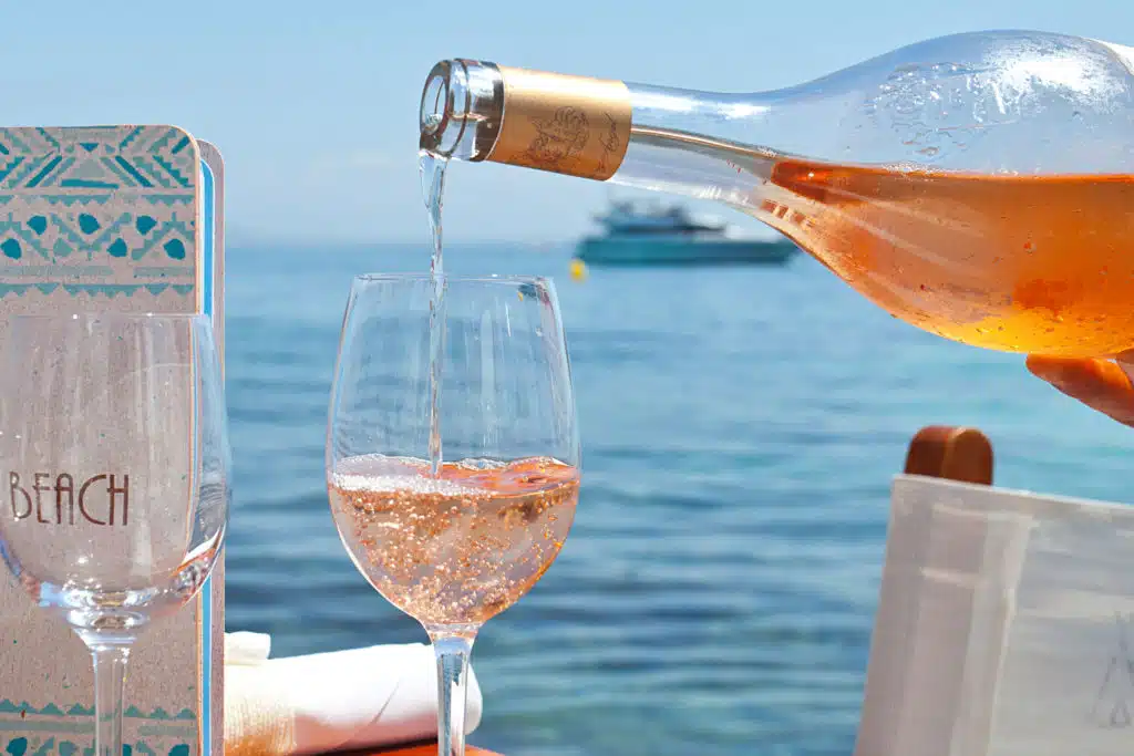 Nikki Beach rose wine