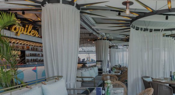 Spiler Beach Club inside restaurant