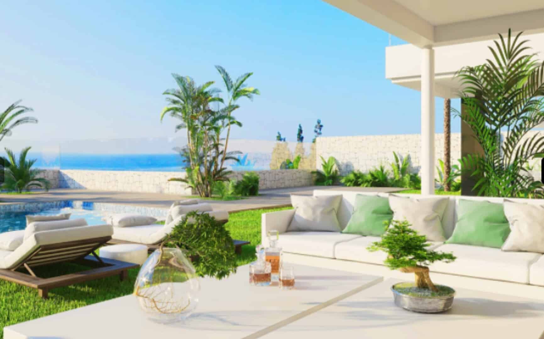 Building plot beachfront in Marbesa with luxury licensed villa project