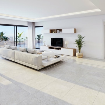 LIF3 Estepona town 3 bedroom bright corner apartment with large wrap around terrace, city town and sea views Picture