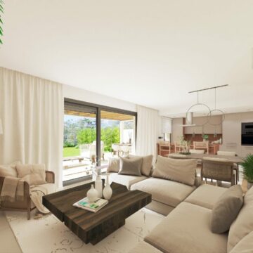 Marbella Lake New apartment with 3 bedrooms and open mountain, lake and sea views in Nueva Andalucia Picture 4