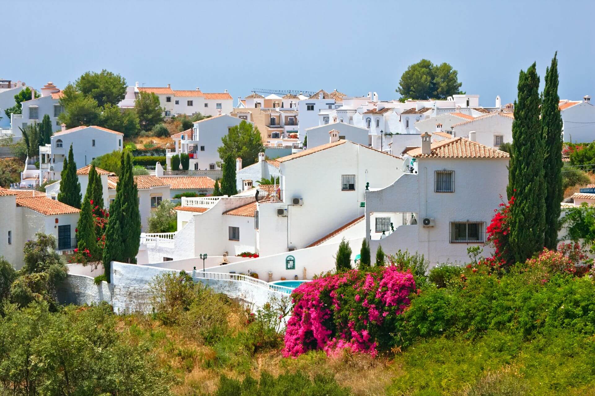 Spanish landscape, Nerja, Costa del Sol, Spain