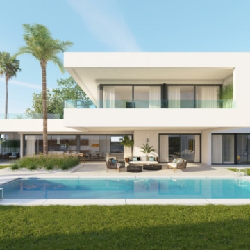 Fully furnished modern villa in Los Olivos Nueva Andalucia residential area in Marbella Picture