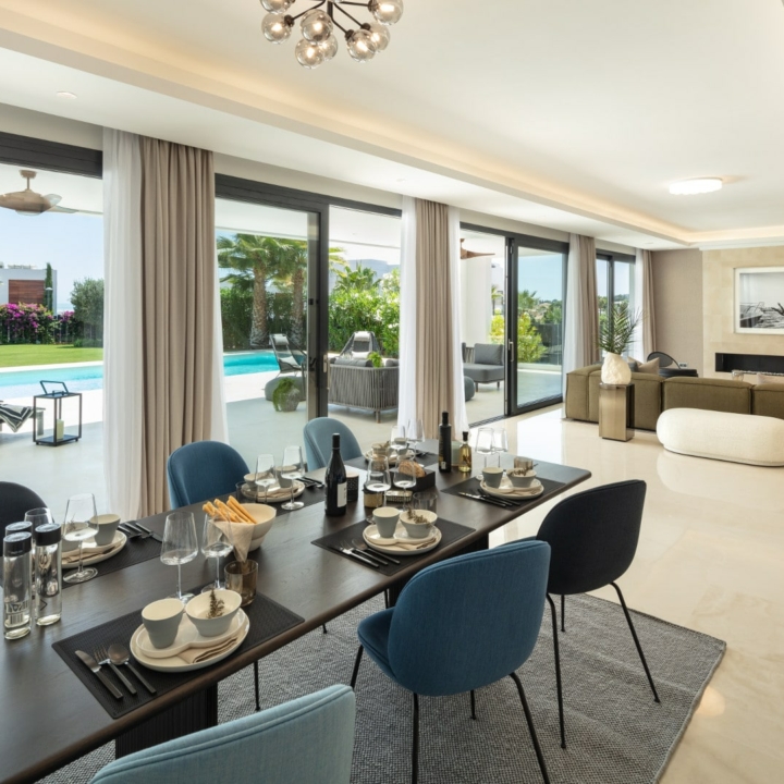 Modern villa in Los Olivos Nueva Andalucia Marbella Picture
