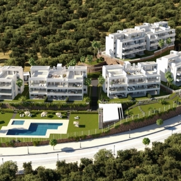 A contemporary development with beautiful views to the sea, golf and gardens Azahar de Estepona Picture 1