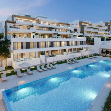 LIF3 Estepona town 3 bedroom bright corner apartment with large wrap around terrace, city town and sea views Picture 9