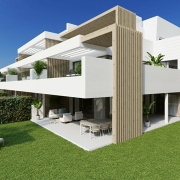 LIF3 Estepona town 3 bedroom bright corner apartment with large wrap around terrace, city town and sea views Picture 1