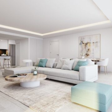 LIF3 Estepona town 3 bedroom bright corner apartment with large wrap around terrace, city town and sea views Picture 7