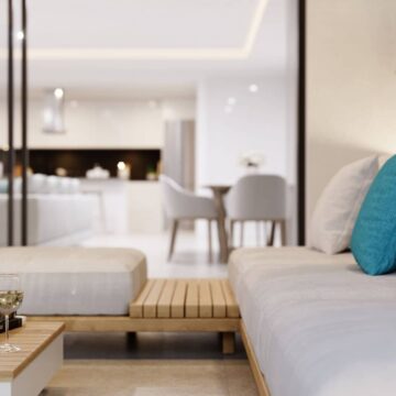 LIF3 Estepona town 3 bedroom bright corner apartment with large wrap around terrace, city town and sea views Picture 4