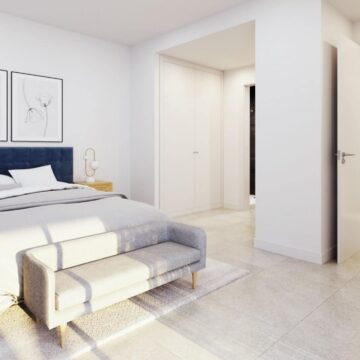 LIF3 Estepona town 3 bedroom bright corner apartment with large wrap around terrace, city town and sea views Picture 12