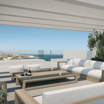 Large 4 bedroom penthouse with large terrace and great sea views in Azahar de Estepona, at walking distance to the beach Picture