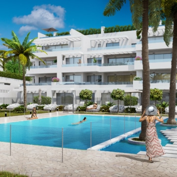 Costafiore Gardens Estepona 2 bedroom apartment with large terrace walking distance to the beach! Picture