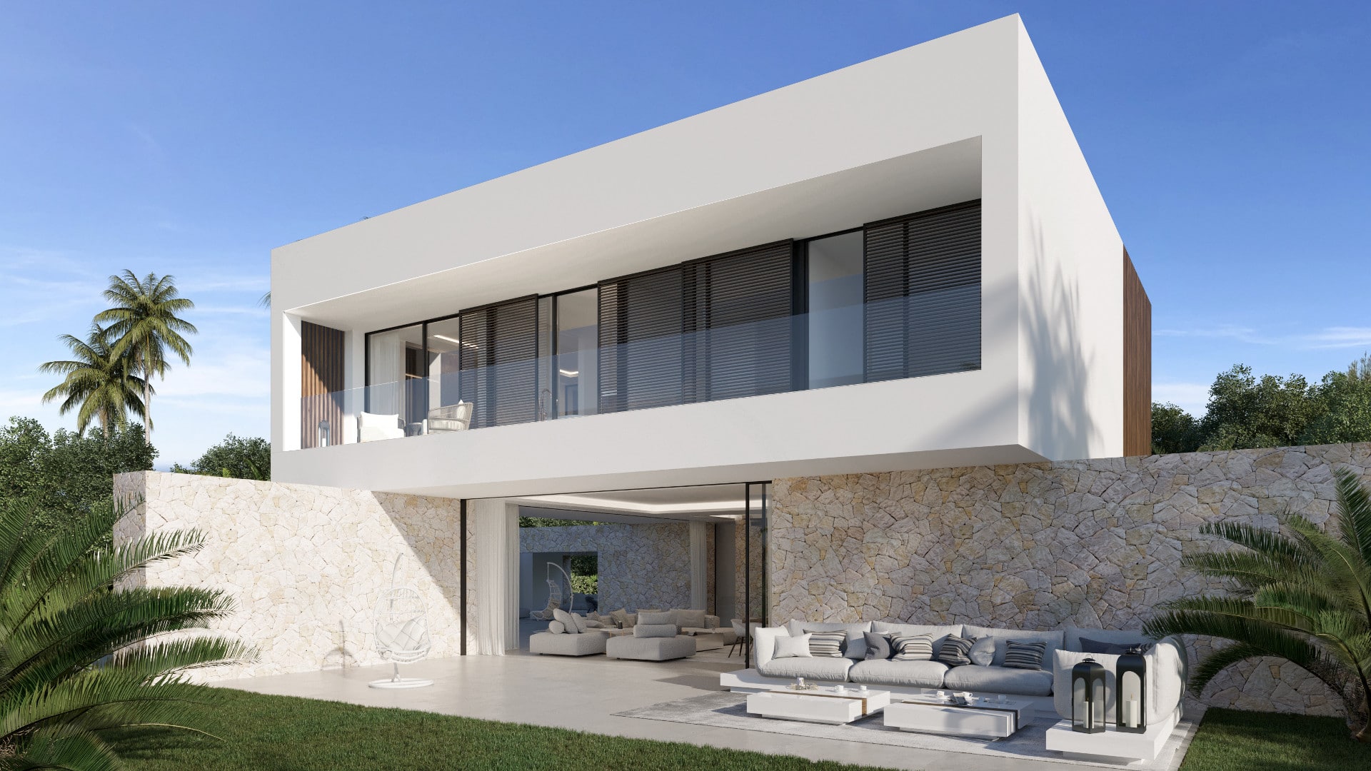 New contemporary villa with private pool in Cortijo Blanco Beach Marbella Realista
