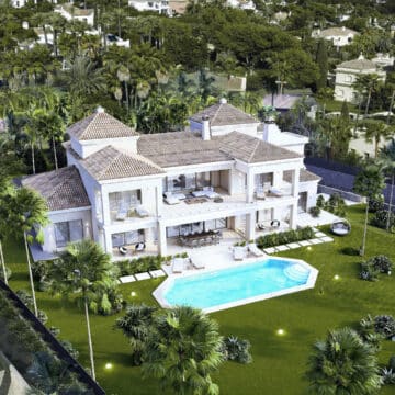 Stunning villa new and with a classic Andalusian architecture in Sierra Blanca, Marbella Golden Mile Picture 31