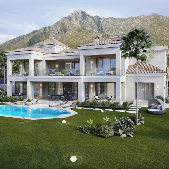 Stunning villa new and with a classic Andalusian architecture in Sierra Blanca, Marbella Golden Mile Picture