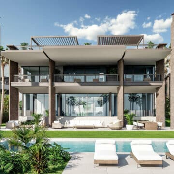 Modern contemprary villa in Los Palacetes de Banus, a classic Mediterranean Mansion with the famous Puerto Banus harbour at walking distance Picture 2