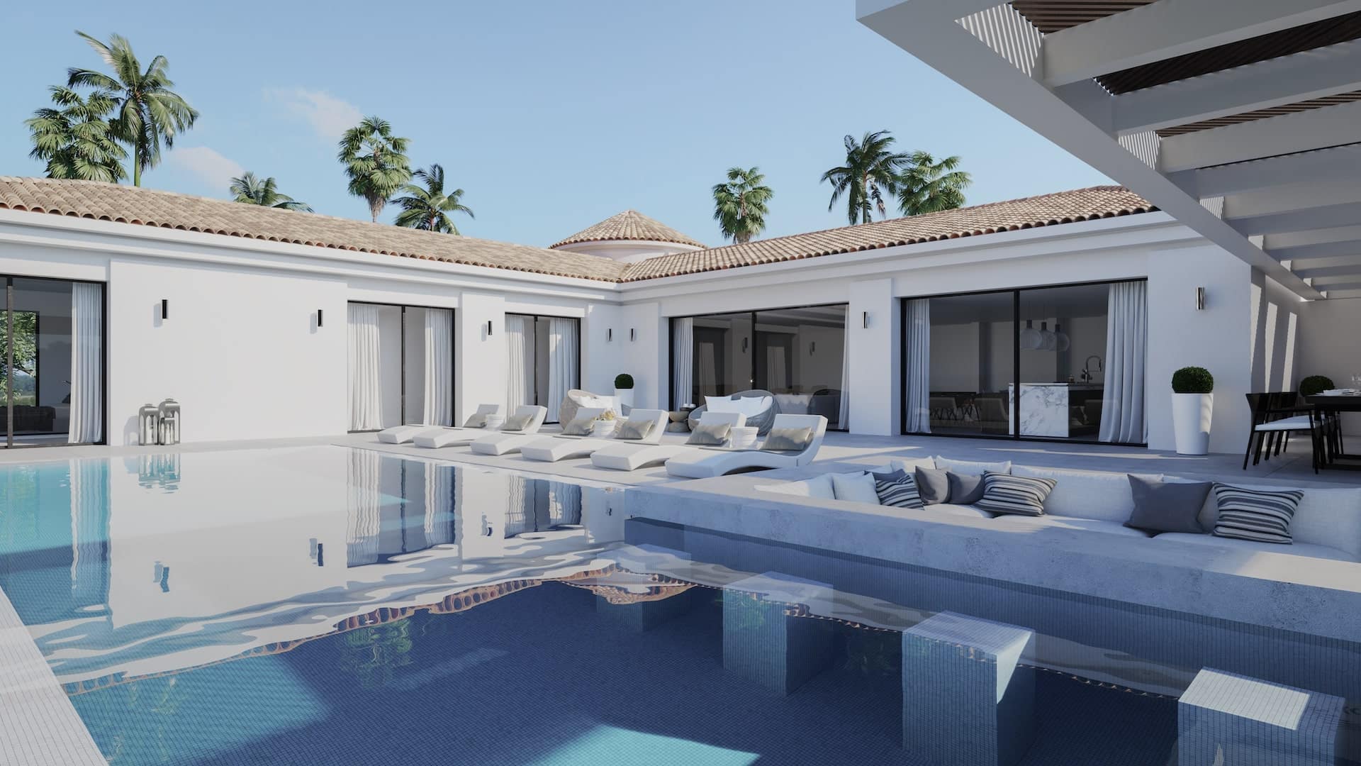 Stylish Villa Located in the Sought After Residential Area of Los Naranjos in Marbella