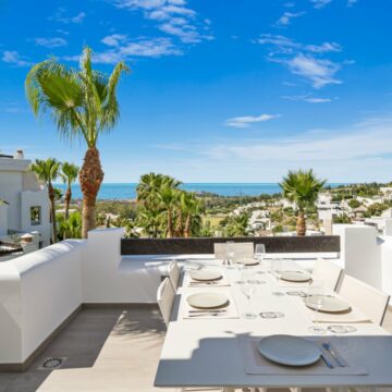 Duplex Penthouse in Las Lomas del Marques Benahavis Reformed and with Amazing Views towards the Sea Picture 2