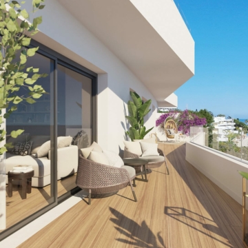 New 3 bedroom Corner Apartment with a lovely terrace in ONE80 SUITES Estepona at walking distance to the Sea Picture 12