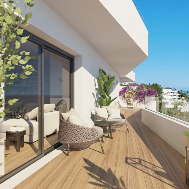 New 3 bedroom Apartment with a lovely terrace in ONE80 SUITES Estepona at walking distance to the Sea Picture