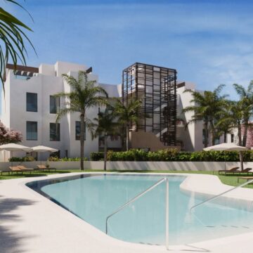 New 4 Bedroom Modern penthouse apartment on The New Golden Mile Estepona with Sea Views Picture 10