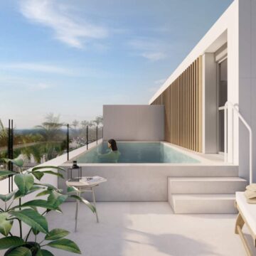 Brisas del Mar Estepona New Villa 4 bedrooms with Private Pool in the garden and amazing Sea, Golf and Mountain Views Picture 8