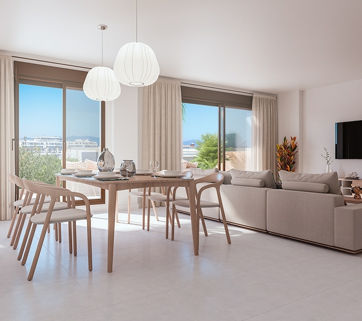 Las Mesas Homes II Estepona, a Lovely 3 Bedroom Apartment with Views over the Town towards the Sea Picture