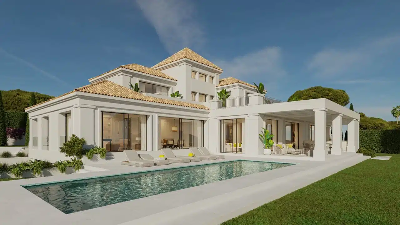 New Classic and Modern Andalucian Villa in Nueva Andalucia Marbella
