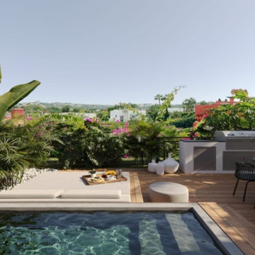 Breathtaking Apartment with Remarkable Views of Ocean and Mountains Surrounded by Golf Courses in Nueva Andalucia Picture