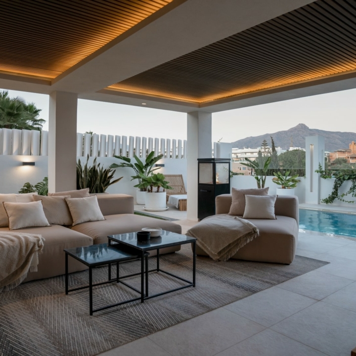 Distinctive Luxury Villa with Andalucian Inspired Interior located near Puerto Banus in Nueva Andalucia, Marbella Picture