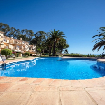Unique Multi-Level Beachfront Townhouse located in a Gated Community near Estepona Town Picture 1